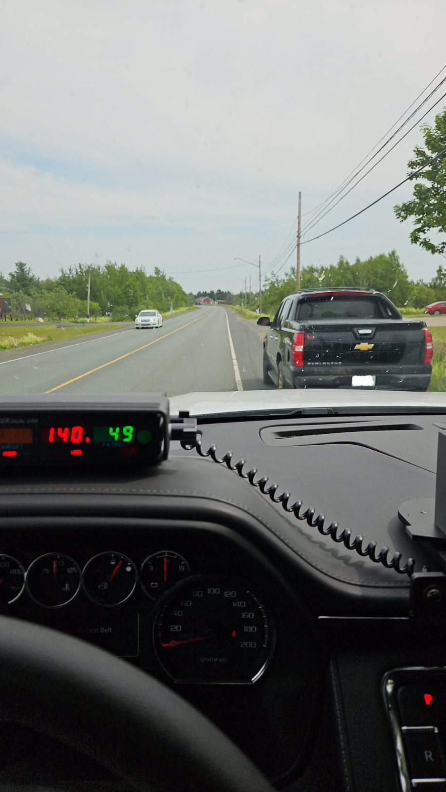 Péninsule acadienne : un automobiliste épinglé pour excès de vitesse